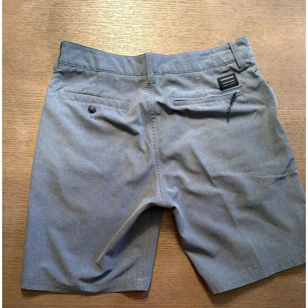 Quiksilver Amphibian Hybrid Shorts Mens 28 Grey Heathered Walkshorts Water Land